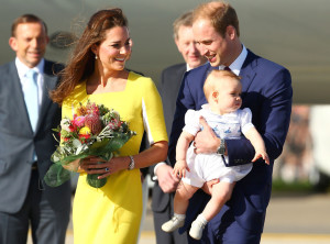 Kate Middleton Wearing Yellowish Dress