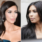 kim Kardashian Haircuts Before N After