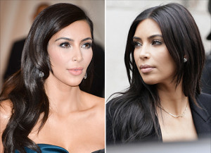 Kim Kardashian New Hair Cuts Before and After Kanye West Wedding