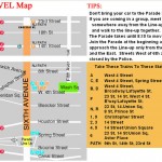 NYC Halloween Parade Route Map