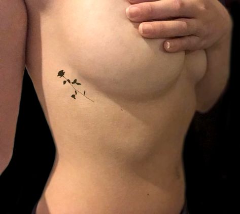 Simple Underboob Tattoos