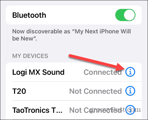 Changing Bluetooth Name on iPhone